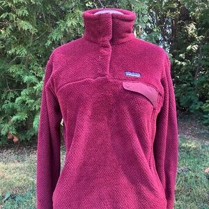 Patagonia Cranberry Snap-Up Fleece (Size M):